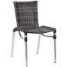 Cadeira Fortaleza em Alumínio Fibra Sintética Cozinha Pedra Ferro - 1