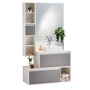 Ver imagem 6 de Gabinete e Espelheira 100cm Plena Conceito Elite Branco/Verde