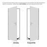 Kit com 2 Portas de Aço Lambri 215x83cm Batente 12cm Qualitysol Ramassol - 2