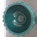 Ver imagem 4 de Centro Mesa Decorativo Fruteira Home&co Cerâmica 14x30x30cm Azul Petroleo