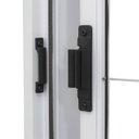 Ver imagem 5 de Kit com 2 Janelas de Aço de Correr Central 100x150cm 2 Folhas com Grade Quadriculada e Vidro Liso