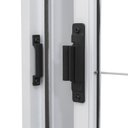 Ver imagem 6 de Kit com 2 Janelas de Aço de Correr Lateral 100x120cm 2 Folhas com Grade Quadruculada Vidro Liso Bran