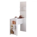 Ver imagem 1 de Bancada de Cozinha Nara 5 Prateleiras Branco - Pnr Móveis