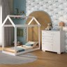 Quarto Infantil Cama Montessoriana/colchão/cômoda Flex Algodão Doce Multimóveis Mx4278 Branco - 2