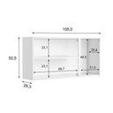 Ver imagem 4 de Armário de Cozinha Modulado Múltipla 6009 3 Portas Branco - Bertolini