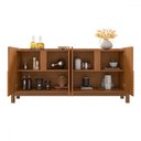 Ver imagem 3 de Buffet Lizz 4 Portas 2 Prateleiras Cedro - Casa D