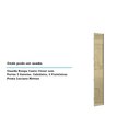 Ver imagem 2 de Porta para Roupeiro Closet Canto Individual 40cm Puxador Perfil Champagne com Vidro Luciane Móveis