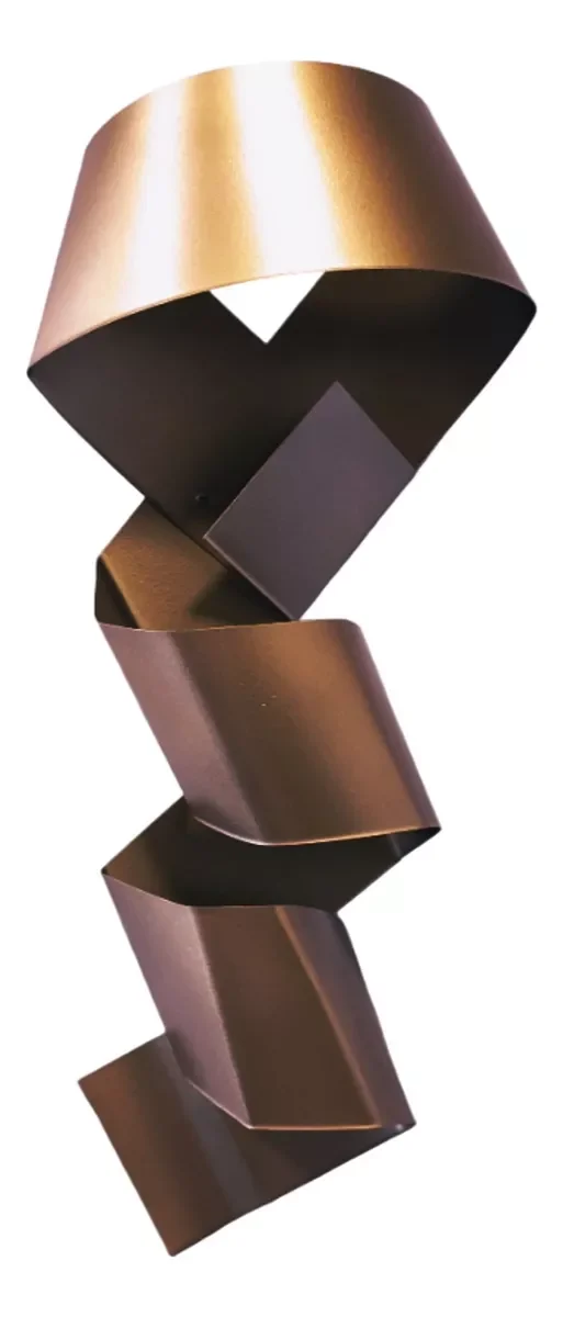 Ver imagem 1 de Decoração de Parede Escultura de Metal Exclusivo no Brasil Home Decor Cobre