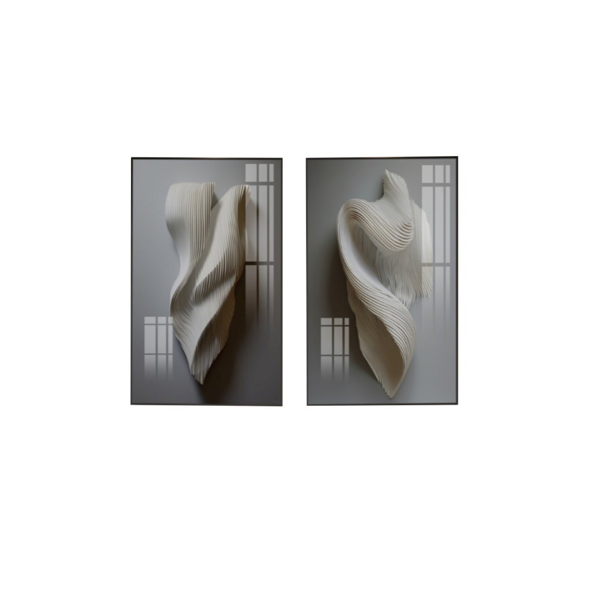 Quadro Decorativo Vinil com Vidro Abstrato 100x70 - 1