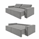 Ver imagem 6 de Sofa Cama 220cm Retratil e Reclinavel 3 Lugares Nepal