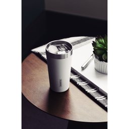 Copo Térmico Exata Aço Inox Branco sem Tampa 420 ml Tramontina 61646410 - 3