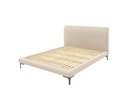 Ver imagem 3 de Cama Casal com Cabeceira Estofada Linho Star Bege
