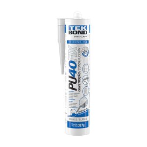 Adesivo Pu40fix Cartucho 387g-280ml - Tekbond Branco