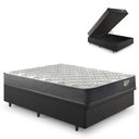 Ver imagem 1 de Base Box Baú 138x188 Linho com Colchão Adapto Molas Ensacadas Ecoflex