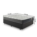 Ver imagem 3 de Base Box Baú 138x188 Linho com Colchão Adapto Molas Ensacadas Ecoflex