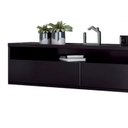 Ver imagem 4 de Rack Suspenso Pequeno de Parede para Sala de Tv ou Quarto Life 1.12 - Preto - Moveisaqui