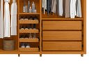 Ver imagem 2 de Roupeiro Volpi 100% Mdf Ripado 6 Portas e 6 Gavetas - Cinamomo - Madetec
