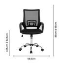Ver imagem 2 de Cadeira de Escritório Santiago Ergonômica