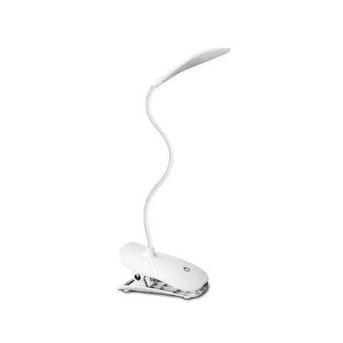 Luminaria de Mesa Led Touch Articulavel para Escritorio Leitura com 3 Niveis de Luz com Clip Garra