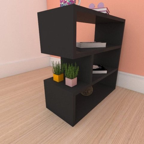 Mesa Lateral Preto Aparador de Sofa Sala Mesa Lateral Cama Mesa de Canto Mesa de Cabeceira