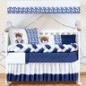 KIT DE BERÇO URSINHO TEDDY E FAMILIA MENINO E MENINA 11 PEÇAS KIT AMERICANO PARA BEBÊ COM EDREDOM E  - 1