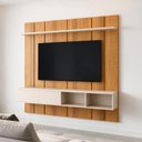 Ver imagem 4 de Painel para TV 70 pol com Bancada Suspensa 181cm Summit B01 Cinamomo Off White - Lyam Decor