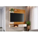 Ver imagem 1 de Rack Aurora para Tv de até 65 Polegadas - Cinamomo Off White - Madetec