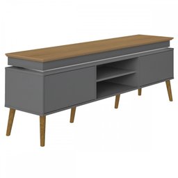 Rack para Tv até 75 Polegadas com Led Lumina 2 Portas Carvalho/grafite - Artely - 2