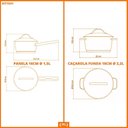 Ver imagem 5 de Conjunto de Panelas Allegra Inox 2 Peças Fundo Triplo 16 e 18 Cm - Tramontina
