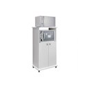 Ver imagem 1 de Multiuso de Cozinha Balcão Am1010 C/ 2 Portas e Nicho P/ Microondas Branco - Movelbento