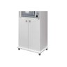 Multiuso de Cozinha Balcão Am1010 C/ 2 Portas e Nicho P/ Microondas Branco - Movelbento - 4