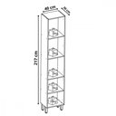 Ver imagem 2 de Paneleiro para Cozinha 2 Portas 40cm Paris Indekes Freijo/off White