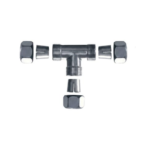 Magnet Borne Concêntrico Terminal Derivação T 3-8'' Latão