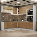 Ver imagem 1 de Cozinha Completa 459001 com Armário e Balcão Branco/rustic