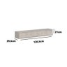 Rack Suspenso Grécia 1.40 Cm Sala de Estar/quarto - Lukaliam Móveis - Off White Perolizado - 5