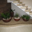 Ver imagem 2 de Kit 6 Vaso Planta 60x30 Bacia Polietileno BGPLASTICOS VERMELHO PAU BRASIL 005