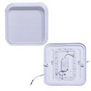 Ver imagem 2 de Plafon Led 18w Quadrado Sobrepor Luminária Borda Infinita - BRANCO FRIO 6500K