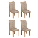 Ver imagem 1 de Kit 4 Cadeiras para Sala de Jantar Ayla