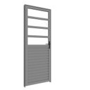 Ver imagem 2 de Porta de Aluminio Laminada 210 X 85cm com Divisão Fixa Abertura Direita