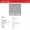 Ver imagem 7 de Garrafa de Vidro 1L Transparente 32x8x8cm Água Suco Geladeira Bebidas Tampa Mesa