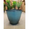 Vaso para Plantas Grande Decorativo Sala Jardim Alto Brilho (liso/azul-aço) - 8