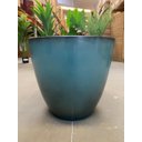 Ver imagem 6 de Vaso para Plantas Grande Decorativo Sala Jardim Alto Brilho (liso/azul-aço)
