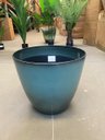 Ver imagem 7 de Vaso para Plantas Grande Decorativo Sala Jardim Alto Brilho (liso/azul-aço)