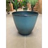 Vaso para Plantas Grande Decorativo Sala Jardim Alto Brilho (liso/azul-aço) - 2