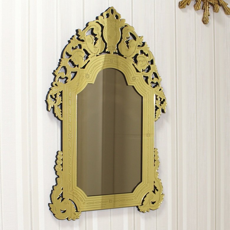 Espelho Veneziano Decorativo Provençal 65x100 3885:dourado - 7