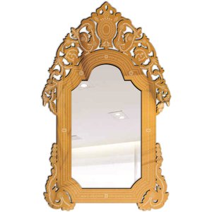 Espelho Veneziano Decorativo Provençal 65x100 3885:dourado