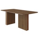 Ver imagem 1 de Mesa de Sala Jantar Ester C/ Tampo Madeirado 180x90cm Cinamomo - Cimol