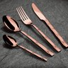 Jogo Talheres Mesa Faqueiro 24 Pçs Rose Gold Berlinger Haus - 2