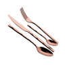 Jogo Talheres Mesa Faqueiro 24 Pçs Rose Gold Berlinger Haus - 10