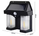 Ver imagem 2 de Luz de Led Arandela Solar Parede Rústica Sensor de Presença Bm-8529